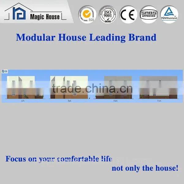 Double Storey Living Prefab Villa Plan Design/hot Sale Morden Style Living Room/high Quality Light Steel Structure Home Plan photo-2