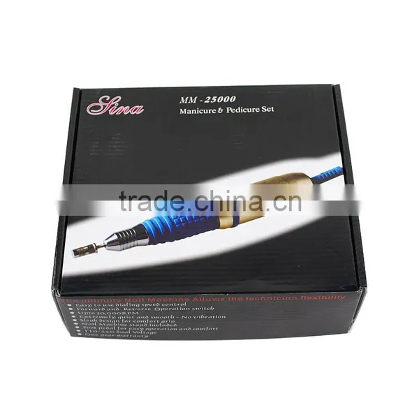 25000RPM Complete Electric Nail Drill Kit Set Art File Bit Acrylic Manicure Band photo-4