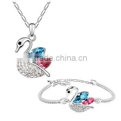 Cheap Crystal Diamond Necklace, Wholesale Costume Jewellery, European Fashion Jewellery photo-6
