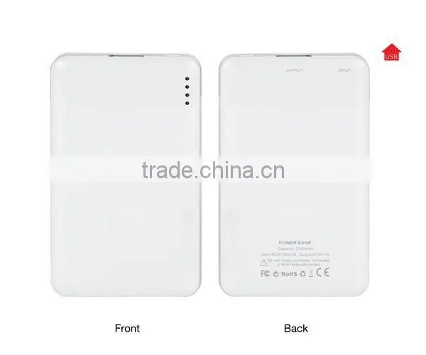 AWC813 2000mah OEM Slim Card Smart Phone Charge Portable Mobile Power Bank photo-6