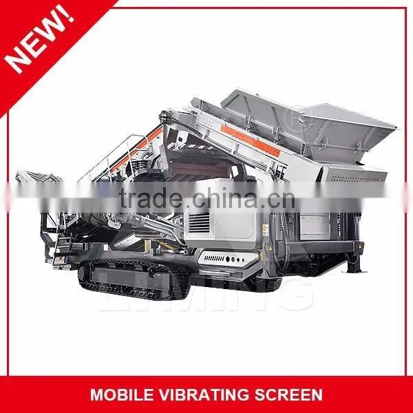 LIMING Small Scale Tire & Crawler Type Ore Mobile Jaw Crusher Quarry Machine