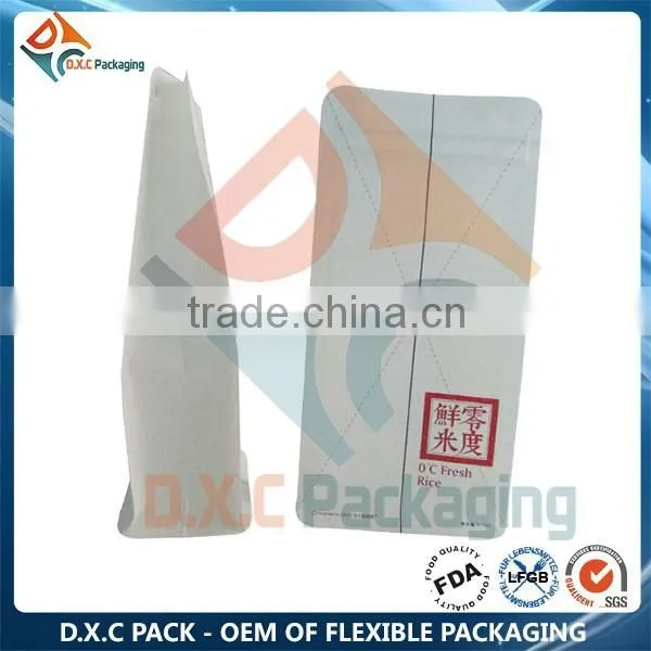 Plastic Handle Zipper Plastic Bag For Rice Packing 5kg photo-5