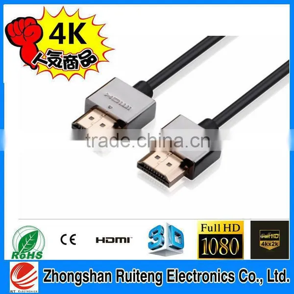 Ultra Slim M/M HDMI to HDMI Cable 2.0 (HDTV 2160P 1.8M) With CE ROHS Certificates for PS4 SET-UP BOX photo-4