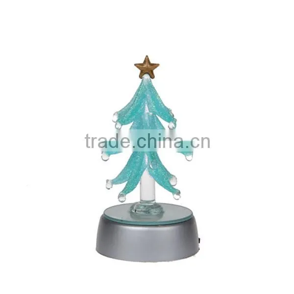 Hand Blown Glass Christmas Tree photo-2