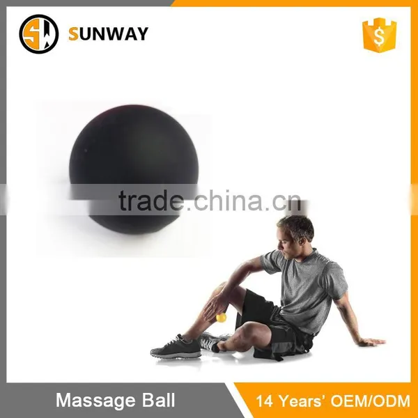 Custom Logo Silicone Body Foot Rubber Lacrosse Ball Peanut Massage Ball photo-3