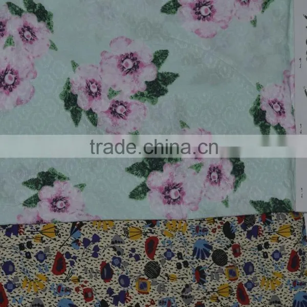 Rayon Viscose Jacquard Print Fabric photo-3