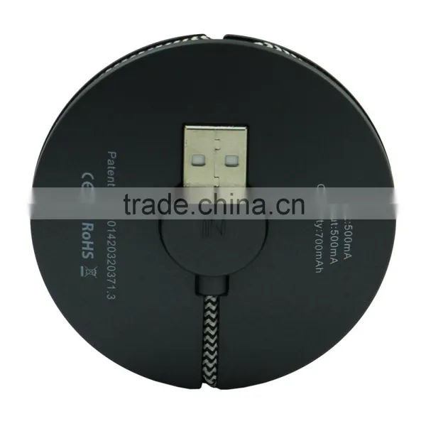 Round Jump Starter 700mAh Power Bank Charger photo-5