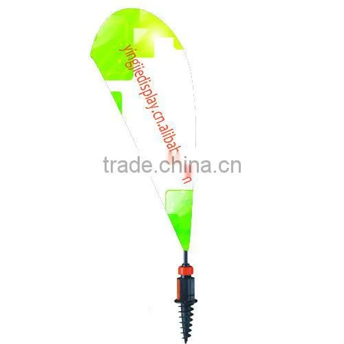 Advertising Flying Feather Flag With Double Side Printing and Spike Base photo-2