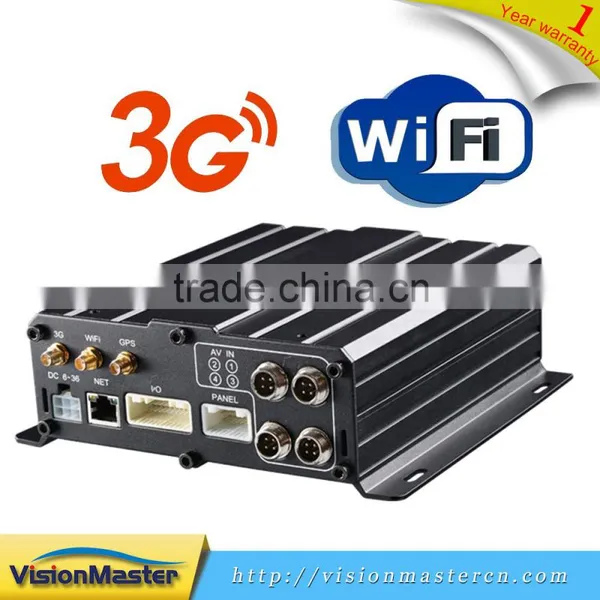 4ch 2TB HDD 720P Free CMS Software Mobile DVR With WIFI 4G Sim Card photo-3