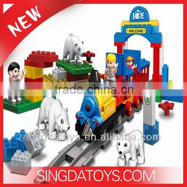 Hot sell new design 80pcs track building block