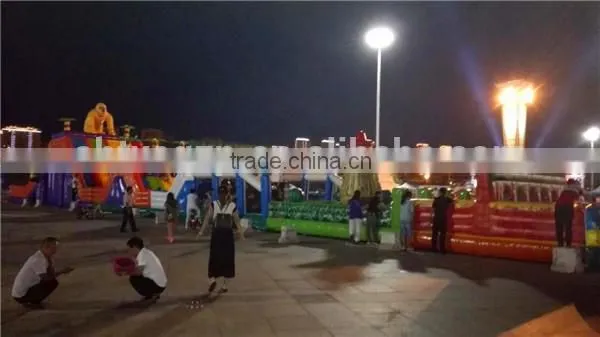 60m Long Giant Inflatable Obstacle Course for Adults, Outdoor Inflatable Obstacle photo-2