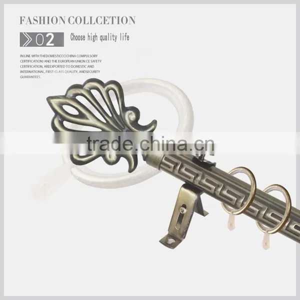 Hot Sales in the Middle East Classic Pattern Metal Curtain Rods, Curtain Iron Pipe 28mm Quality Choice photo-2