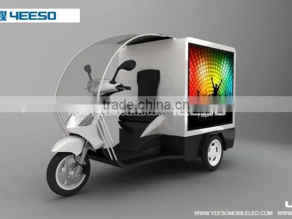 Fresh Forged Advertising Scooter With Speakers and LED Display: YES-M1 photo-3