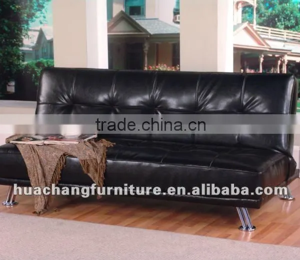 BLACK PU SOFABED SF1036