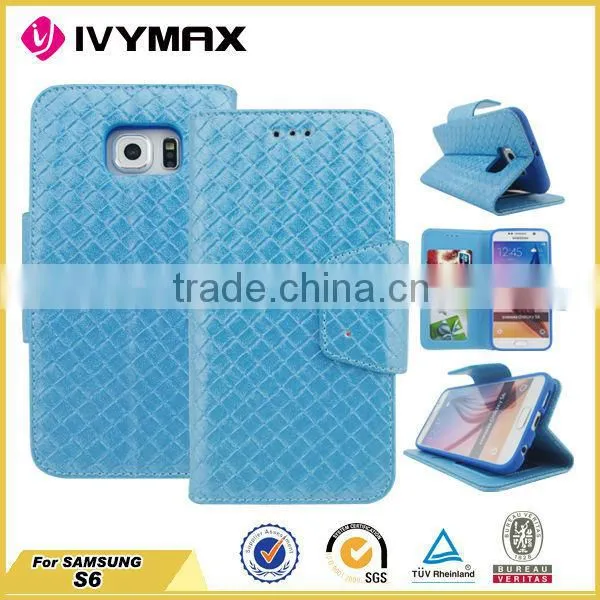 Cell Phone Accessories Phone Case Super Slim Auto Sleep Wake Flip Case Cover for Samsung Galaxy s6 photo-2