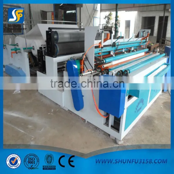 Full-automatic Toilet Paper Converting Machine and High Speed Toilet Paper Rewinding Machine
