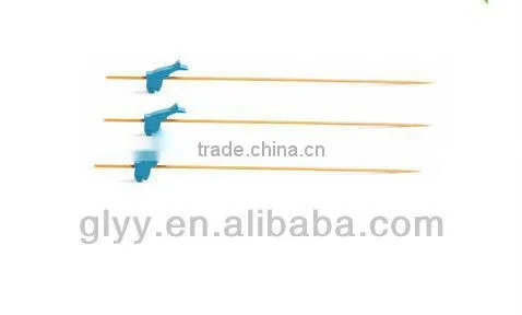 Dolphin Bamboo Picks,small Pick With Bamboo Handle,skull Cocktail Picks