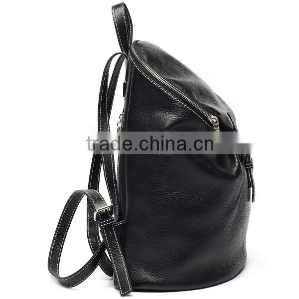 Elegance Western Popular Style Girls Leather Backpack Bags photo-3