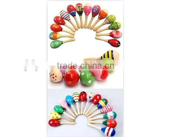 Hot Selling Wooden Maraca Toy,musical Maraca Toy,musical Toy