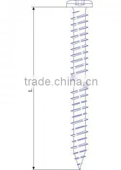 Concrete Screw Pan Head