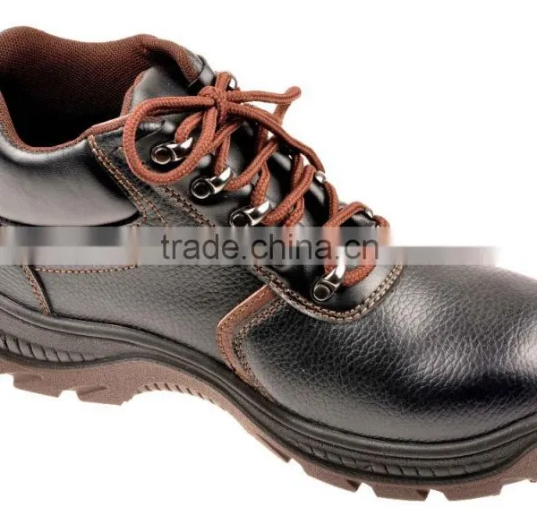 Anti-Puncture Slip Suede Leather Safety Shoes photo-3