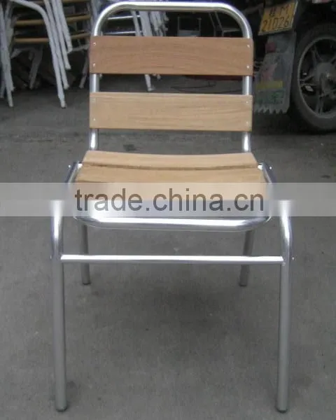 Outdoor Furniture Aluminum Wooden Bar Chair (YC055) photo-5