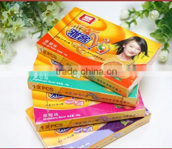48g V9 Center Filled Hard Candy Confectionery photo-6