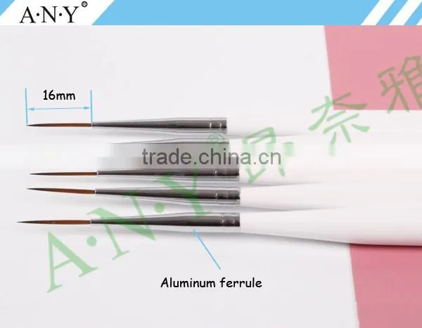 ANY Wood Handle Nail Design Japanese Art Brushes for Nail Care photo-3