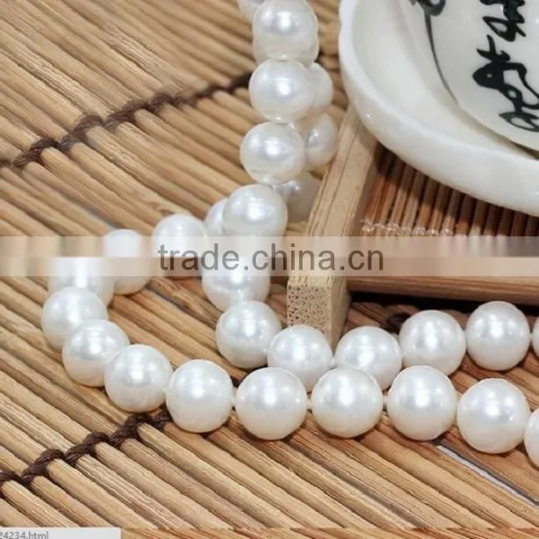 Big Size Pearl Necklace 10-11mm Pearl Necklace photo-2