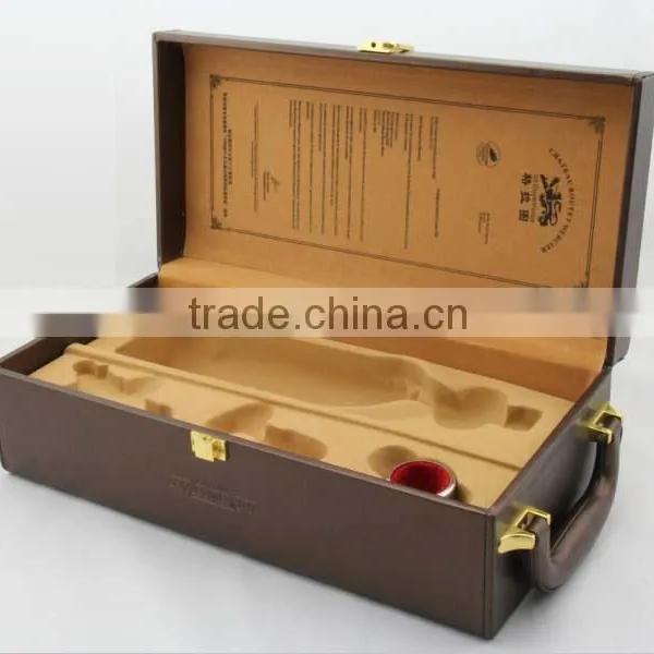 Factory Custom-make Luxury Leather Wine Box photo-2