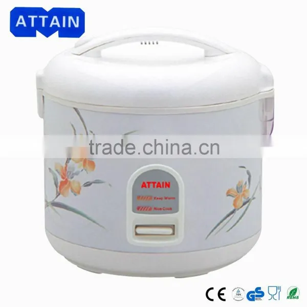Red Color Flower Pattern Deluxe Rice Cooker 4L photo-5