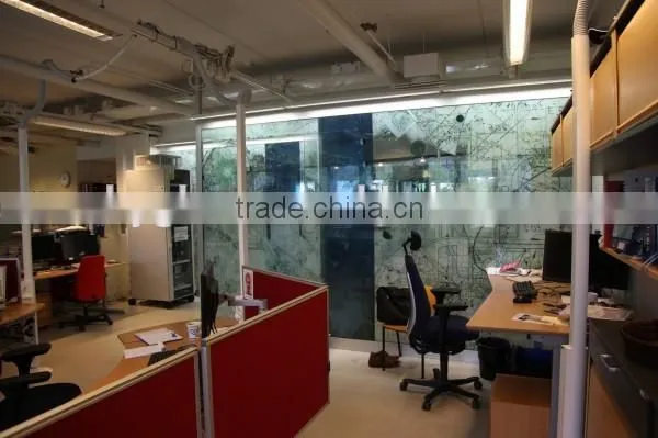 Factory Price Frosted Glass Decoration Office Partition Glass Wall photo-3