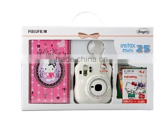 Cute Gift Package Fujifilm Instax MINI 25 Hello Kitty Instant Film Camera photo-2