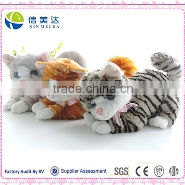 Cute Lifelike Cat Plush Toys Birthday Gift Cat Toy