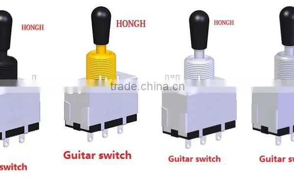 Toggle Switches Selector Black Bushing Switch photo-2