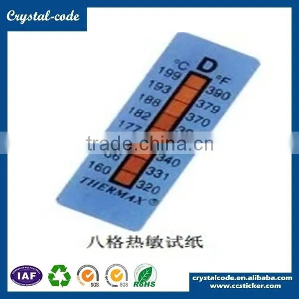 Custom Printed Temperature Heat Sensitive Color Changing Sticker photo-2
