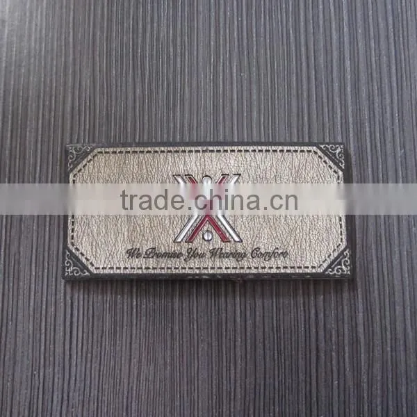 Antique Style PU Label for Jeans photo-2