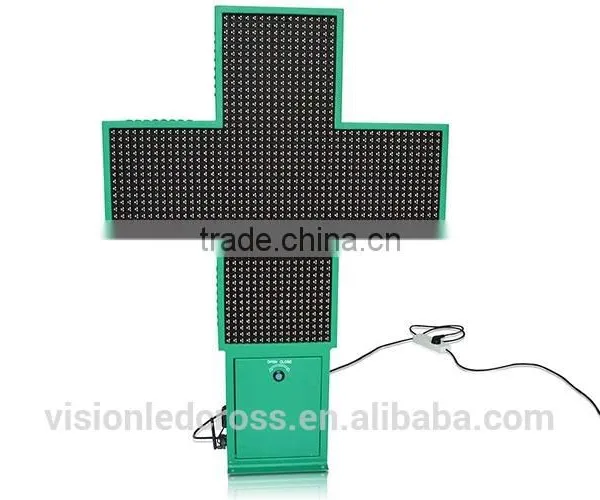 Outdoor LED Pharmacy Green Cross Display Sign photo-3