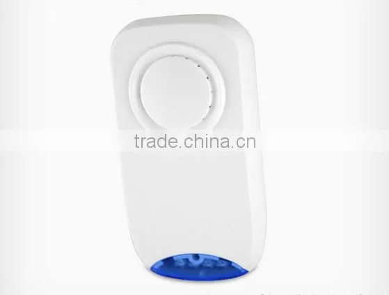 Working With Alarm System Flashing Indoor Soren Battery Operated Wireless Remote Siren LB-W09 photo-3