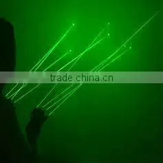 Green Laser Gloves for disco and stage