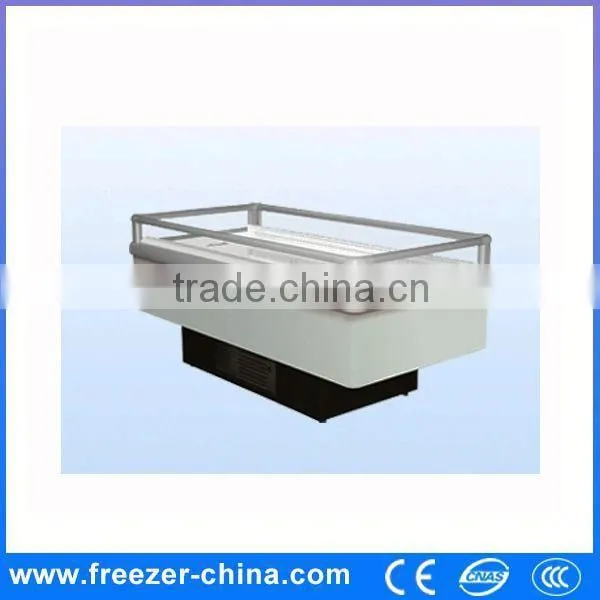Commercial Island Freezer Case Air Cooling for Frozen Food