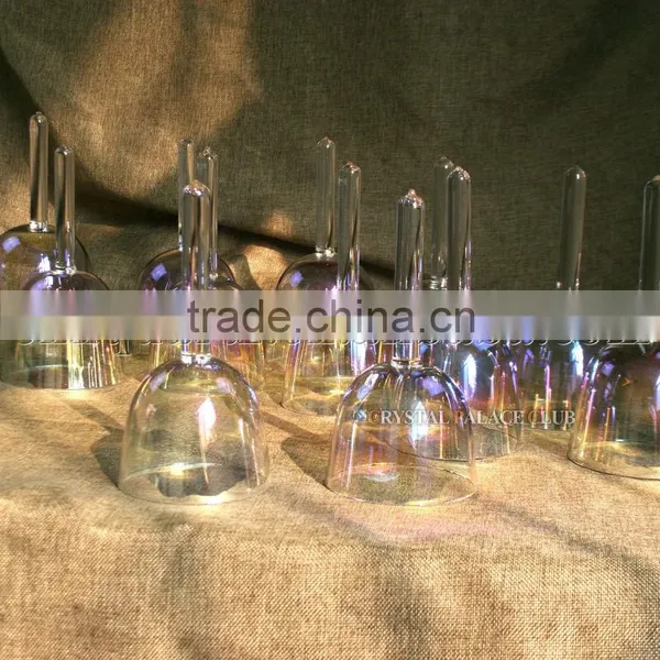 Seven Color Quartz Crystal Singing Bowls With Handle