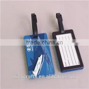 Plastic Soft PVC Luggage Tag ID Card Cover photo-3