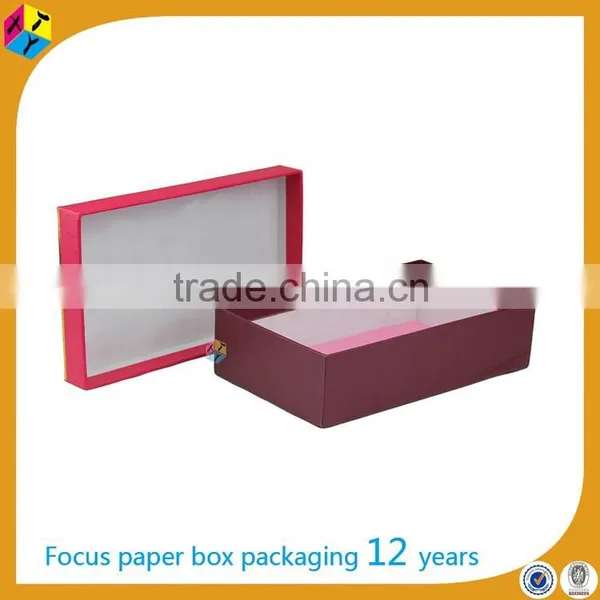 Custom Pink Cardboard Foil Stamped Box photo-2