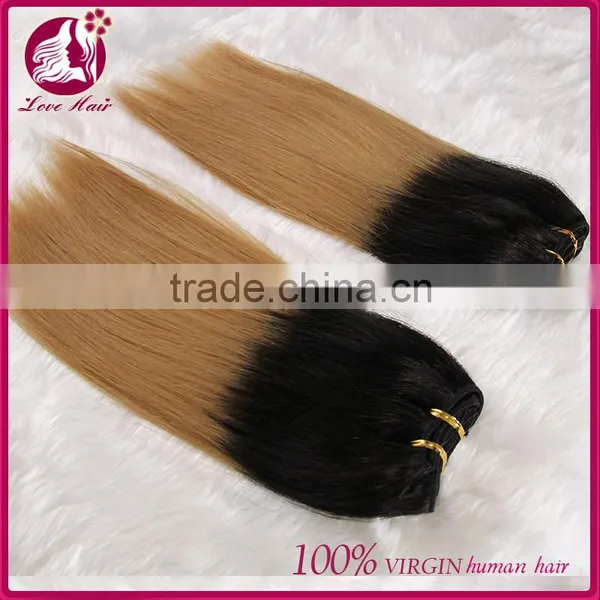 Express Wholesale Grade 7a Virgin Peruvian Colored Two Tone Human Hair Weave Bundles Overnight Shipping photo-2