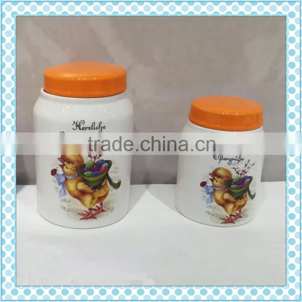 2016 New Products Easter Day Ceramic Cookie Jar photo-3