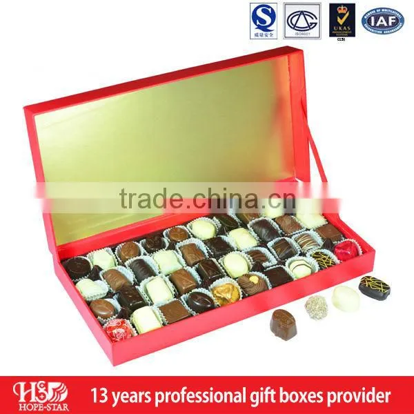 New Design Luxury Fancy Paper Praline Chocolate Box Packaging Gift Box,chocolate Box for Wedding Invitation photo-2