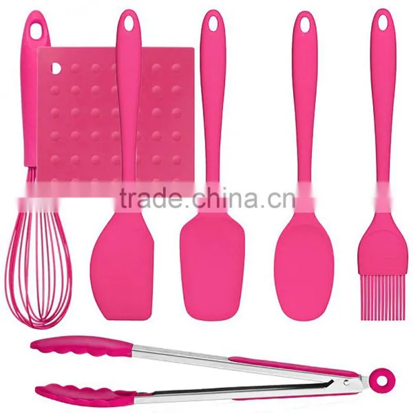 Kitchen Tools Silicone Material Stainless Steel Handle Food Tongs photo-6