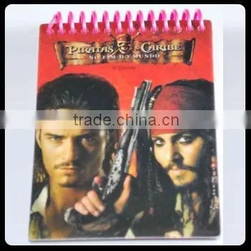 2014 red single coil paper notebooks with PP cover