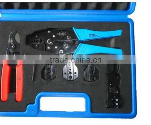 LSD Good Quilty LS-05H-5A2 Crimping Tool Kits Coaxial Cable Tool Kts With Crimping Tool,wire Stripper,dies Tools Kits photo-3